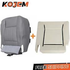 For 06-09 Dodge Ram 1500 2500 3500 Driver Seat Bottom Cushion Gray Seat Cover