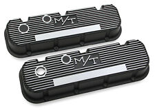 Holley 241-85 Mickey Thompson Black Wrinkle Valve Covers Mt Big Block Chevy