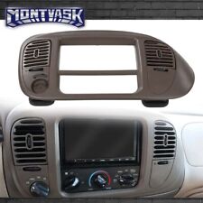Fit For 1997-03 Ford F150 Expedition Center Dash Radio Ac Vent Air Bezel Brown