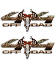 Orange 4x4 Camouflage Hunting Skull Truck Decal Deer Sticker For Ford Usa Camo
