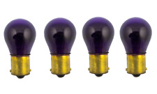 4x 1156 Purple Miniature Light Bulb 12v Tail Rear S8 Brake Stop Turn Signal Lot