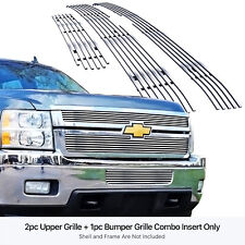 For 2011-2014 Chevy Silverado 2500hd3500hd Billet Grille Grill Combo Insert