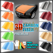 12x60 3dcarbon Fiber Vinylvinyl Wrap Textured Sticker Decal For Car Laptop