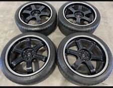 Nissan Gtr Gt-r R35 Black Edition 20 Inch Rays Forged Wheels Oem Michelin Tires