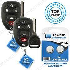 2 Replacement For 2006-2011 Buick Lucerne Cadillac Dts Remote Car Key Fob 5b Set
