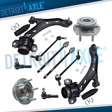 Front Lower Control Arms Wheel Hubs Tie Rods For 2005 2006 - 2010 Ford Mustang
