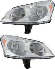For 2009-2012 Chevrolet Traverse Headlight Halogen Set Driver And Passenger Side