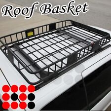 61 Roof Top Basket Cross Bars Mount Extension Cargo Rack Carrier Fit Jeep