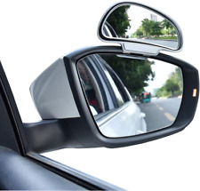 360 Degree Adjustable Wide Angle Side Rear Mirrors Blind Spot Snap Way Rear View