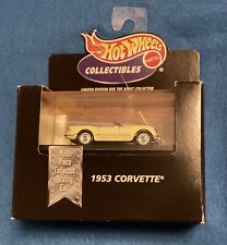 Hot Wheels 1953 Corvette Includes Collector Display Case