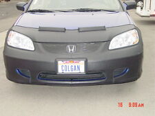 Colgan Front End Mask Bra 2pc. Fits Honda Civic 2004-2005 Wlicense Plate