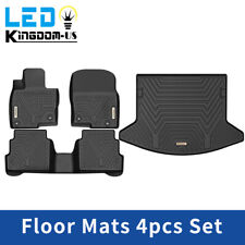 For 2017-2024 Mazda Cx-5 Floor Mats Rear Cargo Liner 3d Mold All Weather 4pcs