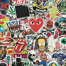 100 Pack Vinyl Skateboard Stickers Bomb Luggage Laptop Graffiti Decals Lot Cool