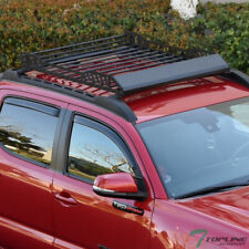 Tlaps For Jeep Extendable Roof Rack Cargo Basket Storage Carrier Wfairing Black