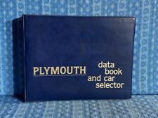 1979 Plymouth Original Dealer Only Data Book Car Selector Ordering Guide