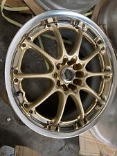 Volk Racing Rays Gt-n Gold And Polished Forged Multipiece Alloy Wheels
