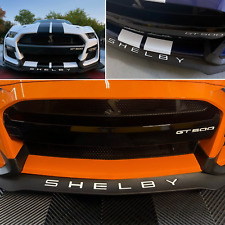 Shelby Gt500 Spoiler Splitter Bumper White Plastic Letters Inserts 2020 - 2024