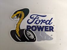 Vintage Old Ford Power Motor Company Shelby Dealership Porcelain Sign