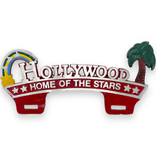 Hollywood Home Of The Stars Car License Plate Fob Topper