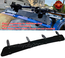 44 Black Roof Rack Wind Faring Deflector For Cross Bar Basket Fit Subaru Mazda