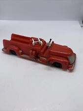 Vintage Saunders Key Wind Up Fire Truck For Parts Only