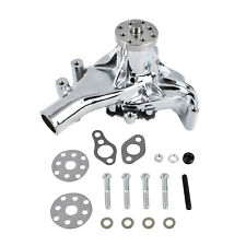 Chrome High Volume Long Water Pump For Sbc Small Block Chevy 283 305 350 400