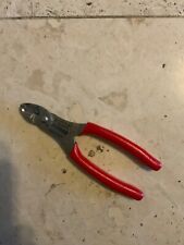 Snap On Red Soft Grip Wire Stripper Crimper Cutter Pwcs7acfg New