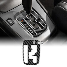 For Subaru Impreza 2005-2007 Carbon Fiber Gear Shift Console Cover Sticker Black