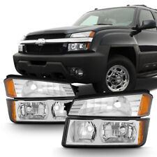 2002-2006 Chevy Avalanche Body Cladding Headlights Bumper Signal Lamps 02-06