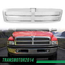 Fit For 1994-2002 Dodge Ram 1500 2500 3500 Grille Chrome Honeycomb Mesh Insert