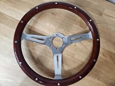 14 Inch Classic Wood Steering Wheel- Only Wheel No Acc