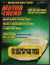 December 1973 Motor Trend Magazine Mustang Ii Datsun B210 Vw 1600 Type I Tune