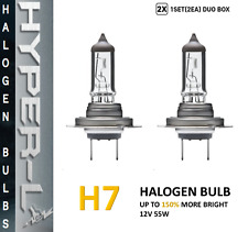 2 X H7 Halogen 12v 55w Super Bright Upgrade Headlight Bulb-150 More Light