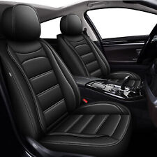 For Toyota Venza 2009-2016 Car 5 Seat Cover Cushion Full Set Pu Leather Black