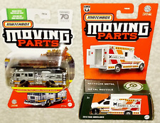 Matchbox Moving Parts Seagrave Fire Truck 2016 Ram Ambulance