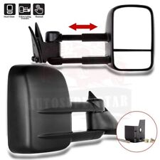 Pair Set Towing Manual Side View Mirrors Truck For Chevy C1500 C2500 C3500 Truck