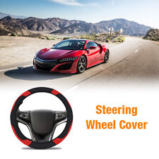 Steering Wheel Cover For Toyota Car Faux Leather Breathable Anti-slip Wrap Usa