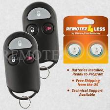 Replacement For Nissan Mercury Infiniti Keyless Entry Remote Car Key Fob Pair