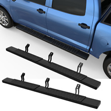 2x 6 Nerf Bar Side Step Running Boards Black For 2007-21 Toyota Tundra Crew Max