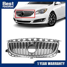 Front Upper Bumper Grille Radiator Chrome For 14-17 Buick Regal