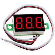 Dc 0-30v 3-wire Voltmeter 3-digit Led Display Panel Volt Meter Voltage Tester