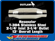 Outlaw Resonator T-304 Polished Stainless Steel 2 Inout X 12 Length