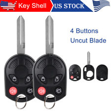 2 Keyless Entry Remote Car Key Fob Shell Case Cover For Ford Lincoln Mercury