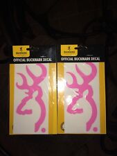 Lot Of 2 Browning Official Buckmark Decal 6 Brand New
