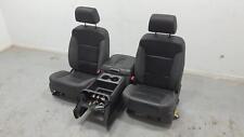 2014-2019 Gmc Sierra 2500 Black Leather Front Row Seats Wconsole Driver Power