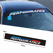 M Performance Sport Front Window Windshield Vinyl Banner Decal Sticker For Bmw