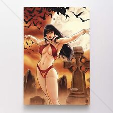 Vampirella Poster Canvas Vampire Comic Book Cover Art Print 225