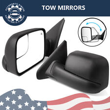 Power Heated Tow Mirrors For 2002-2009 Dodge Ram 2500 3500 Extend Flip Up