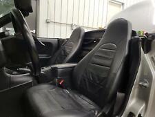 1999 Mazda Miata Driver Passenger Black Leather Manual Bucket Hot Rod Seat
