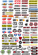 50 Racing Decals Stickers Drag Race Nascar High Quality Vinyl Free Ship